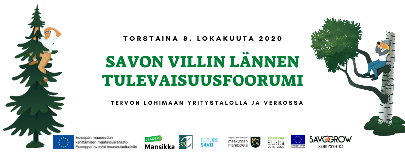 Savon villin Lännen ensimmäinen tulevaisuusfoorumi järjestetään 8. lokakuuta.